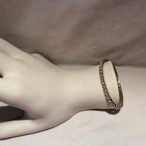 Gold and diamond bracelet